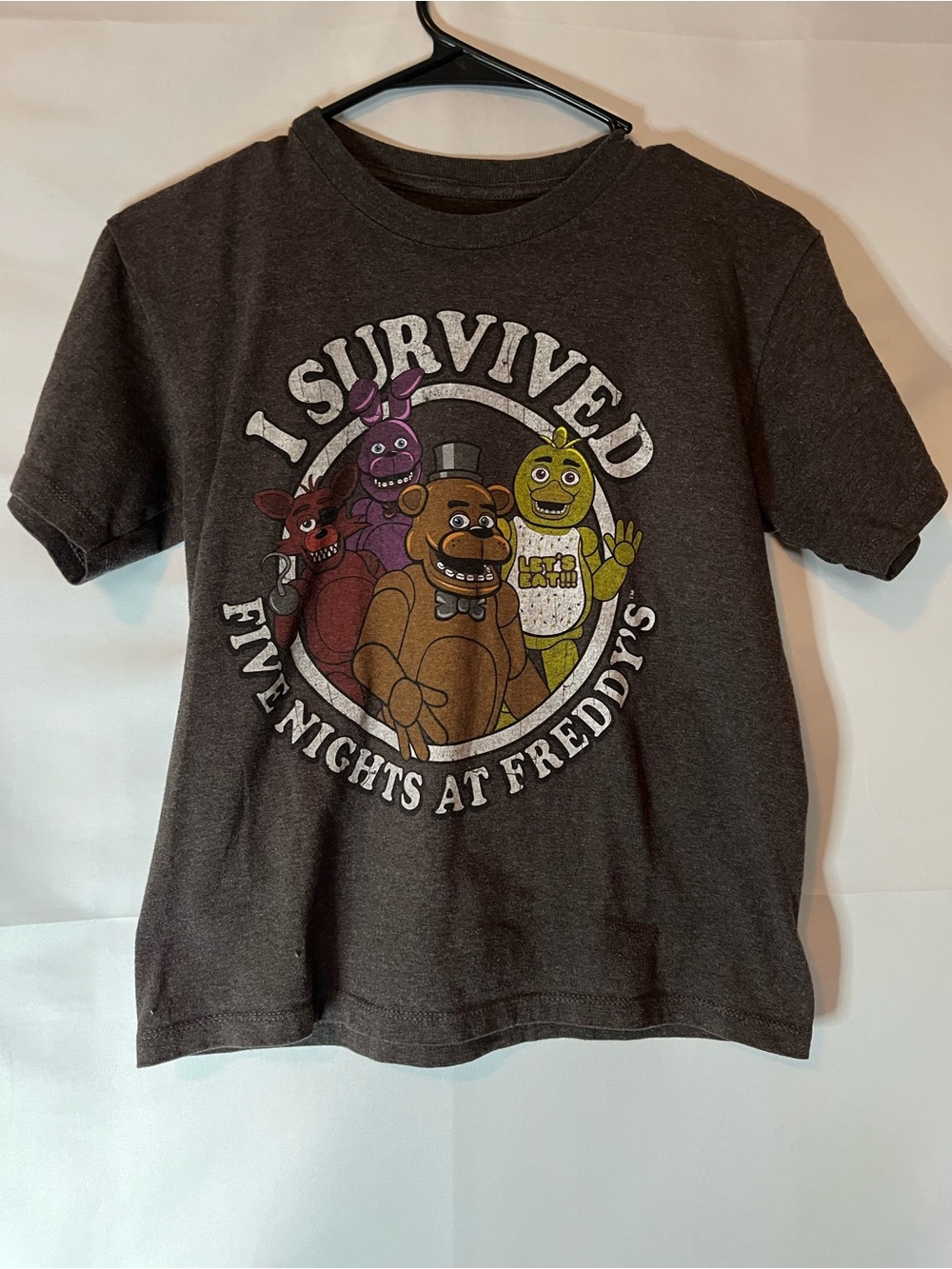 Five Nights at Freddy's Kids Charcoal Gray Graphic Tee